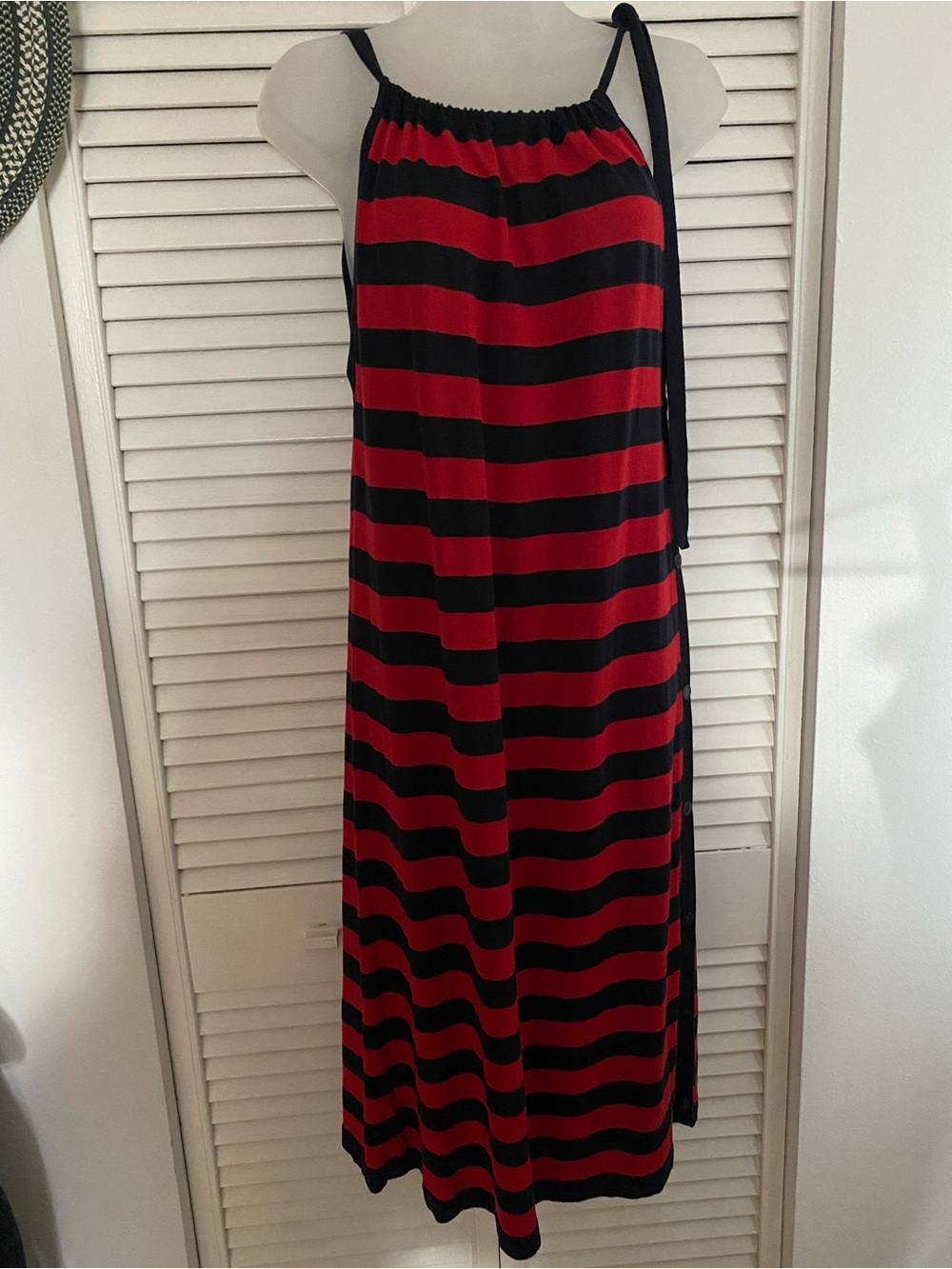 Michael Kors Silk blend Striped Dress